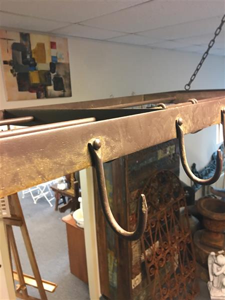 Grote foto kopjes wild horeca keuken hanger ijzeren kruidenrek met 38 haken tuin en terras tuindecoratie