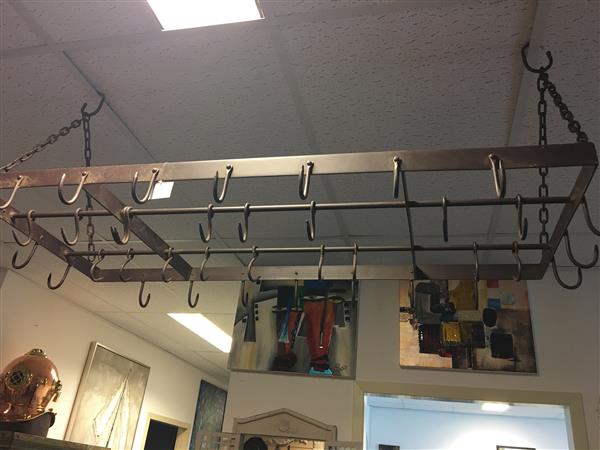 Grote foto kopjes wild horeca keuken hanger ijzeren kruidenrek met 38 haken tuin en terras tuindecoratie