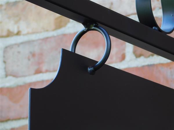 Grote foto uithangbord naambord winkelbord zwart 75 cm rechthoekig ijzer verzamelen overige verzamelingen