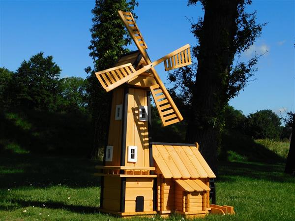 Grote foto windmolen met watermolen 160 cm ge mpregneerd hout tuin en terras tuindecoratie
