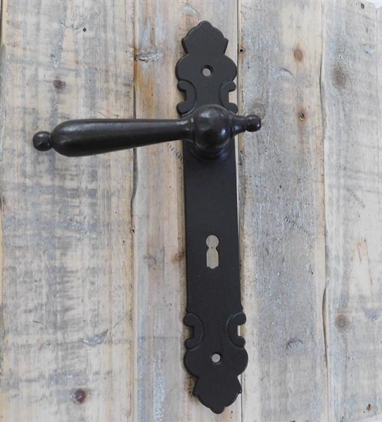 Grote foto kamer deurbeslag set bb 72 deurknop klink retro antiek ijzer donker bruin voor binnendeuren doe het zelf en verbouw materialen en producten