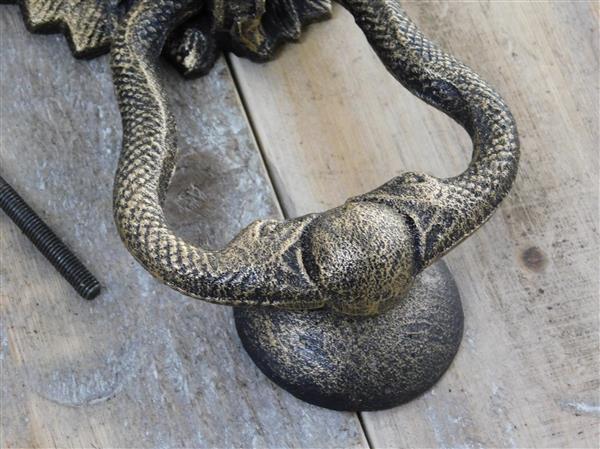 Grote foto deurklopper adelaar donker iron messing tint doe het zelf en verbouw materialen en producten