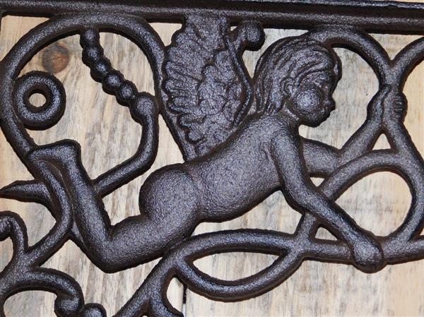 Grote foto mooie schapdrager hanger engel motief gietijzer small huis en inrichting woningdecoratie