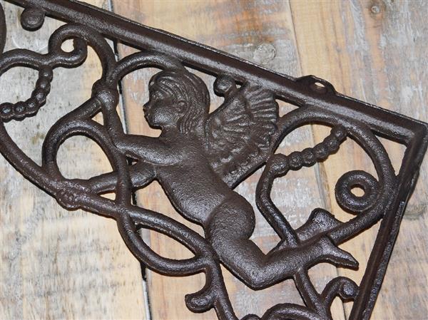 Grote foto mooie schapdrager hanger engel motief gietijzer small huis en inrichting woningdecoratie