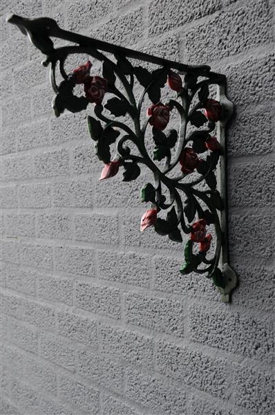 Grote foto 1 mooie hanger rozen motief gietijzer kleur tuin en terras tuindecoratie