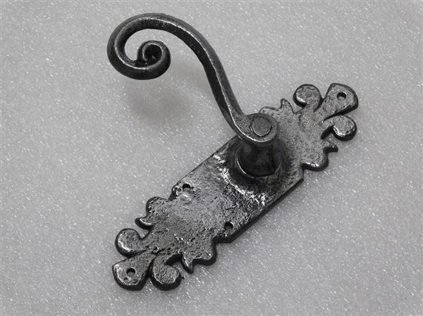 Grote foto exclusieve set deurbeslag lion xl smeedijzer doe het zelf en verbouw materialen en producten