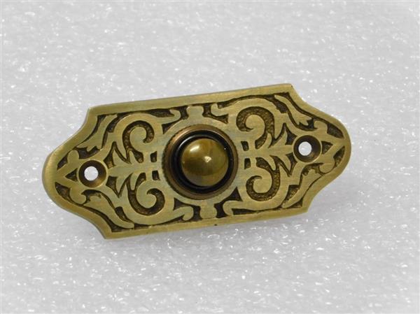 Grote foto deurbel antiek messing drukbel doe het zelf en verbouw materialen en producten