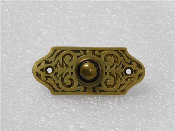 Grote foto deurbel antiek messing drukbel doe het zelf en verbouw materialen en producten