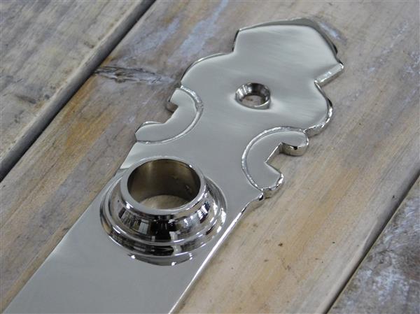 Grote foto 1 lange deurplaat cotten in nikkel voor kamerdeuren bb 72 doe het zelf en verbouw materialen en producten