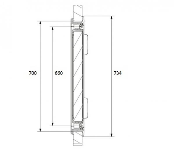Grote foto dometic serviceluik sk4 70x40.5cm wit caravans en kamperen caravan accessoires