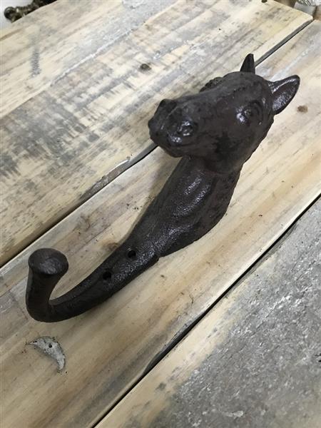 Grote foto kapstok als een paard haak in antiek bruin tuin en terras tuindecoratie