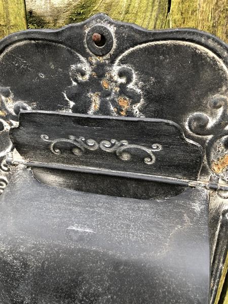 Grote foto brievenbus zink vintage prachtig ontwerp tuin en terras overige tuin en terras