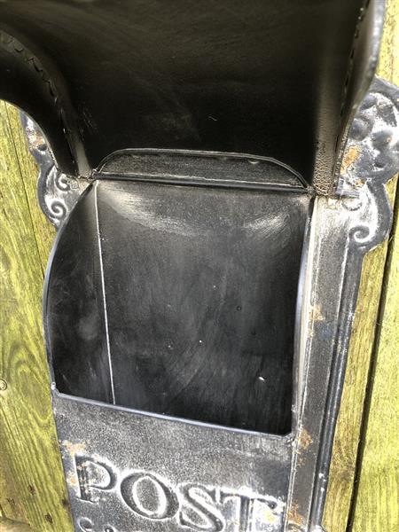 Grote foto brievenbus zink vintage prachtig ontwerp tuin en terras overige tuin en terras
