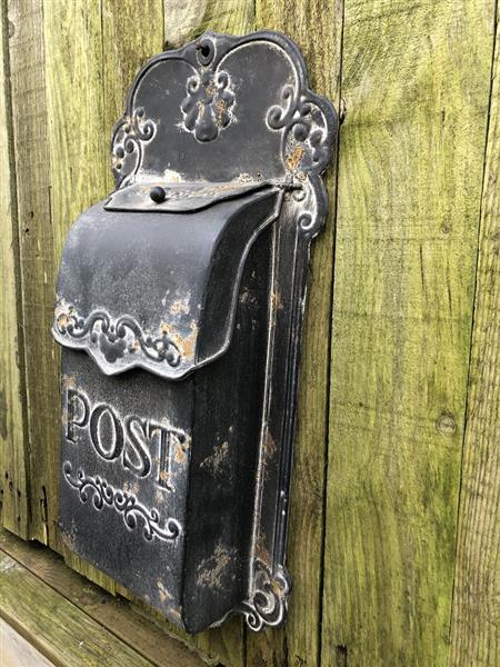 Grote foto brievenbus zink vintage prachtig ontwerp tuin en terras overige tuin en terras