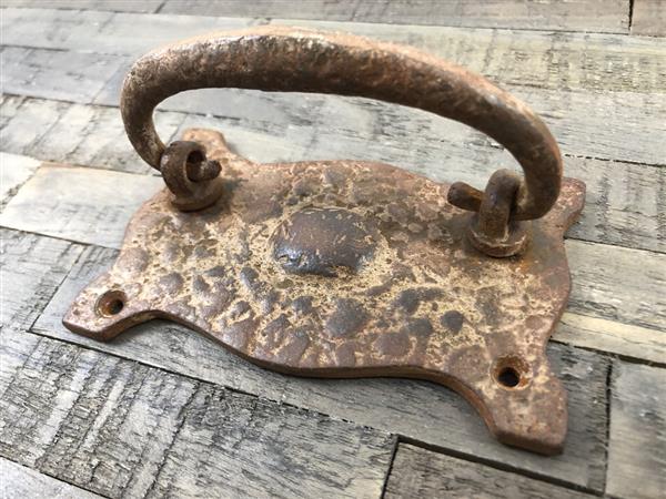 Grote foto deur kast meubel greep met ring ovaal destaki rust look. doe het zelf en verbouw materialen en producten