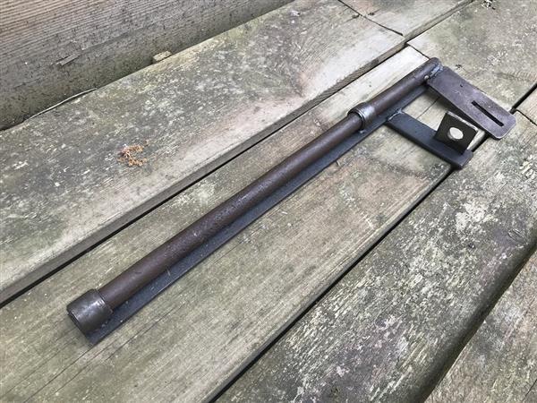 Grote foto fraai en groot schuifslot zeer robuust gemaakt van ijzer top kwaliteit doe het zelf en verbouw materialen en producten