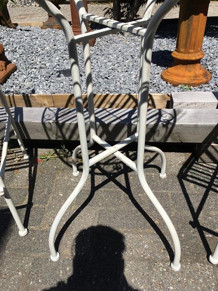 Grote foto tuinset wit metaal mooie set en van goede kwaliteit tuin en terras tuinmeubelen