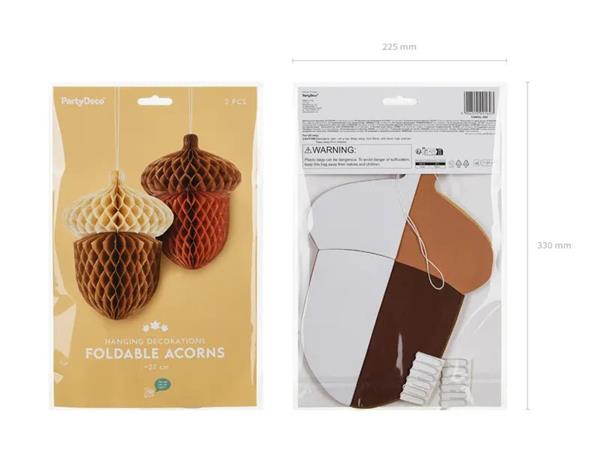 Grote foto eikels honeycombs bruin rood 27cm 2st verzamelen overige verzamelingen