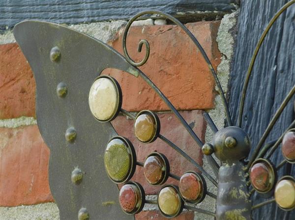 Grote foto vlinder van metaal wanddecoratie tuin en terras tuindecoratie
