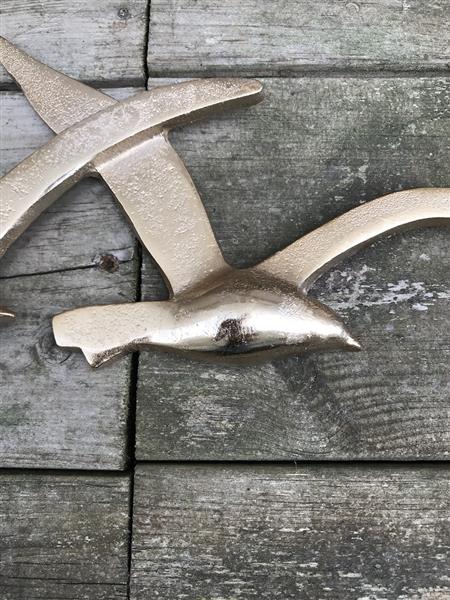 Grote foto set silhouetten van meeuwen leuke wanddecoratie tuin en terras tuindecoratie