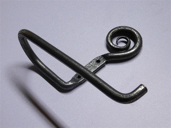 Grote foto toiletrolhouder spirala hand gesmeed ijzer doe het zelf en verbouw materialen en producten