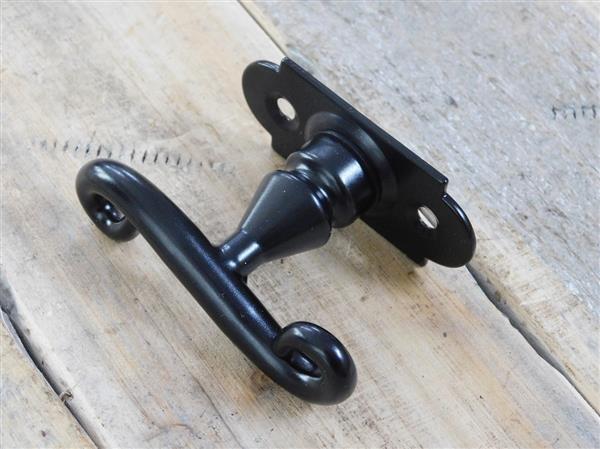 Grote foto raam hendel gemaakt van smeedijzer in matzwart heel mooi doe het zelf en verbouw materialen en producten