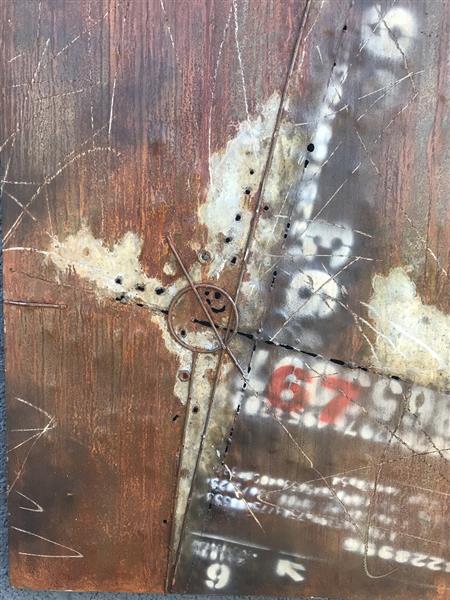 Grote foto metalen schilderij bijzonder en uniek kunstwerk huis en inrichting woningdecoratie