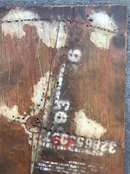 Grote foto metalen schilderij bijzonder en uniek kunstwerk huis en inrichting woningdecoratie