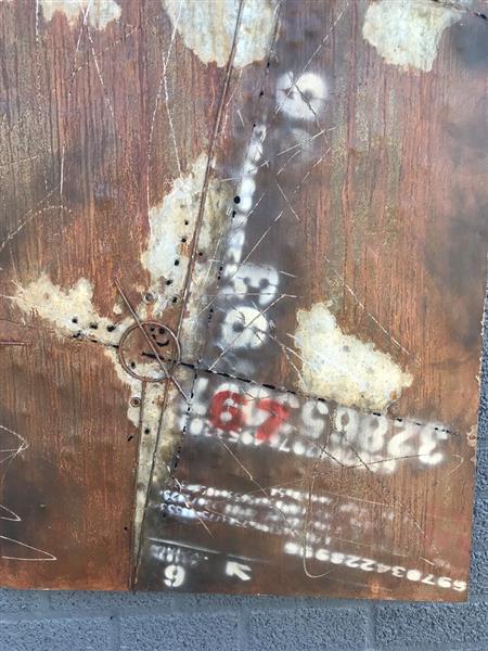 Grote foto metalen schilderij bijzonder en uniek kunstwerk huis en inrichting woningdecoratie