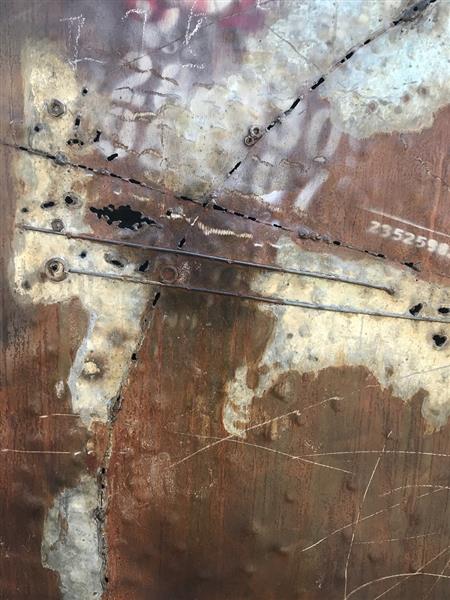 Grote foto metalen schilderij bijzonder en uniek kunstwerk industriele look huis en inrichting woningdecoratie