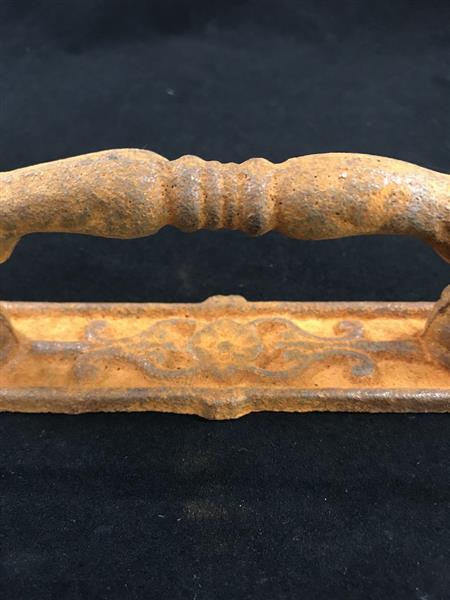 Grote foto een gietijzeren deurgreep in rust heel mooi en stevig doe het zelf en verbouw materialen en producten