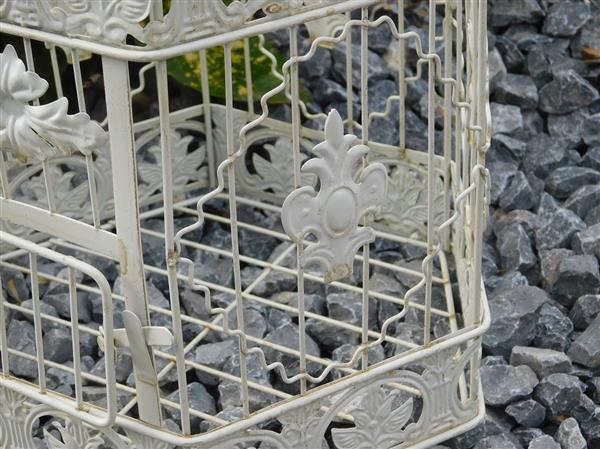 Grote foto vogelkooi groot metaal huis en inrichting woningdecoratie