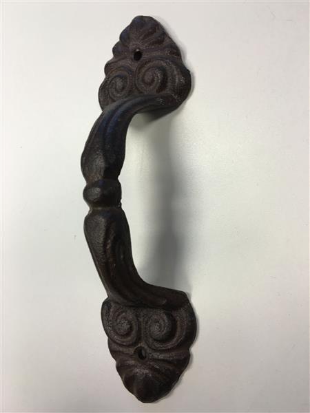 Grote foto deur handvat gemaakt van gietijzer rasolie fraaie greep. doe het zelf en verbouw materialen en producten