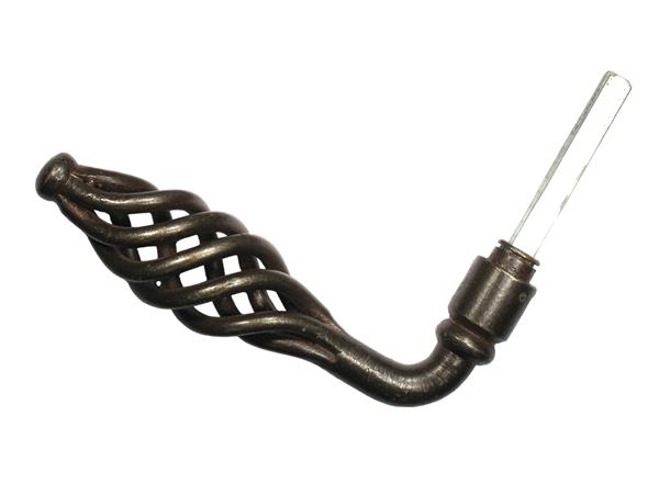 Grote foto 1 deurknop klink met ui vorm geheel ijzer erg fraai doe het zelf en verbouw materialen en producten