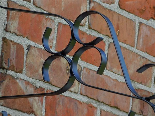 Grote foto uithangbord naambord zwart 75 cm ovaal ijzer verzamelen overige verzamelingen