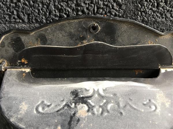 Grote foto brievenbus zink vintage prachtig ontwerp tuin en terras overige tuin en terras