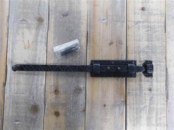 Grote foto antiek schuifslot deurvergrendeling doe het zelf en verbouw materialen en producten