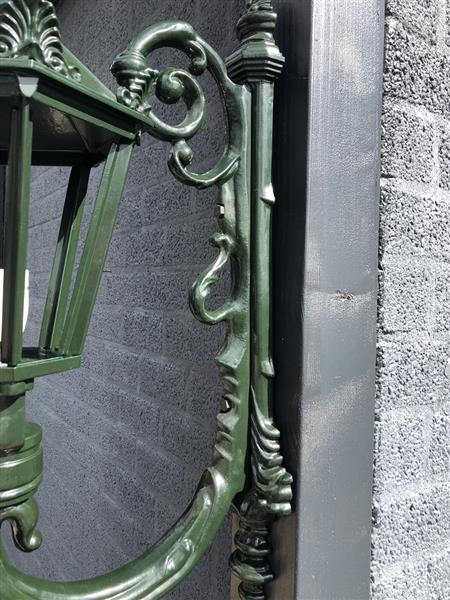 Grote foto prachtige landelijke buitenlamp maastricht donkergroen tuin en terras verlichting