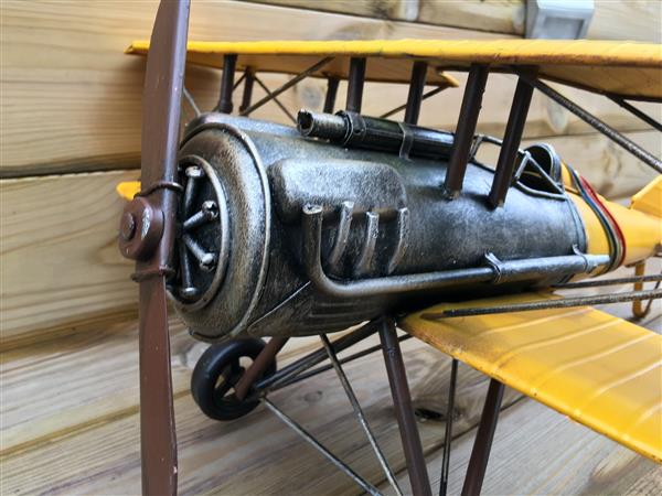 Grote foto handgemaakt vliegtuig xl groot tuin en terras tuindecoratie