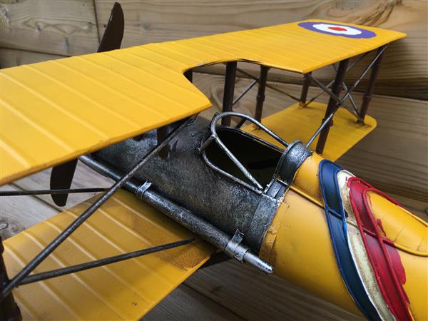 Grote foto handgemaakt vliegtuig xl groot tuin en terras tuindecoratie