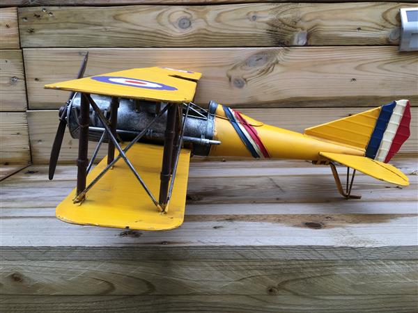 Grote foto handgemaakt vliegtuig xl groot tuin en terras tuindecoratie