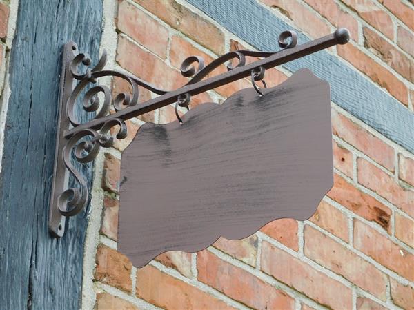 Grote foto uithangbord rechthoekig xl gietijzer bruin verzamelen overige verzamelingen