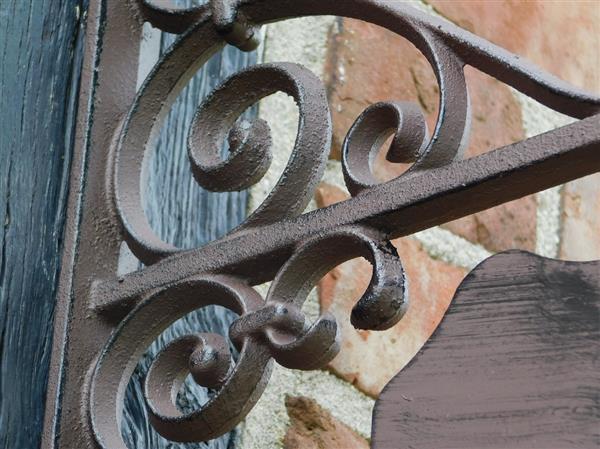 Grote foto uithangbord rechthoekig xl gietijzer bruin verzamelen overige verzamelingen