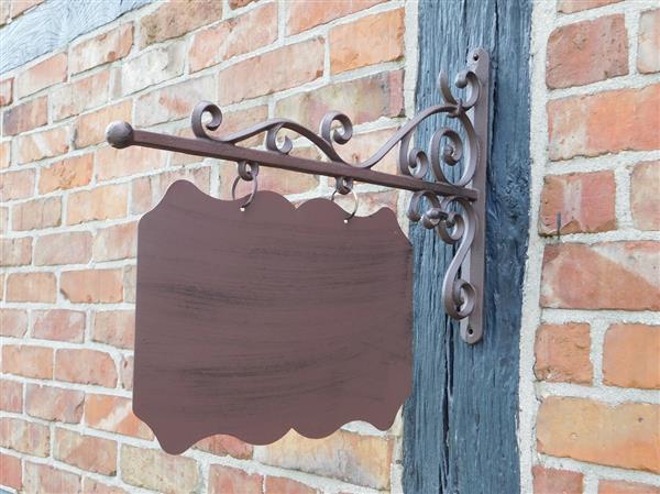 Grote foto uithangbord rechthoekig xl gietijzer bruin verzamelen overige verzamelingen