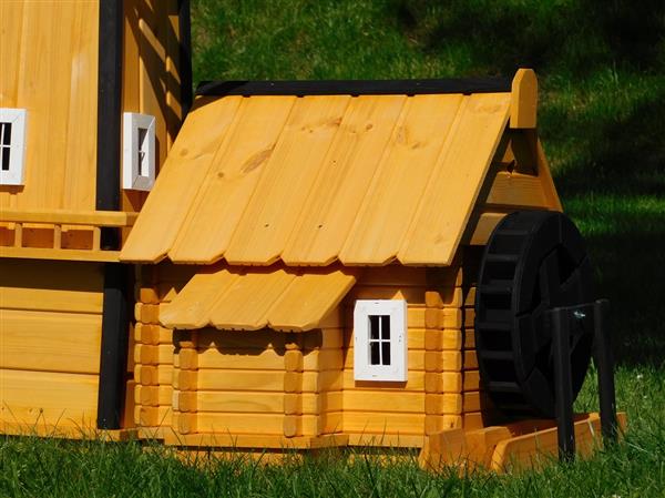 Grote foto windmolen met watermolen 160 cm ge mpregneerd hout tuin en terras tuindecoratie