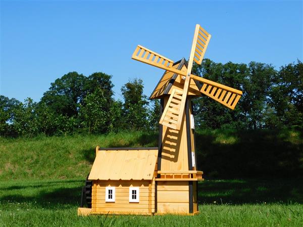 Grote foto windmolen met watermolen 160 cm ge mpregneerd hout tuin en terras tuindecoratie