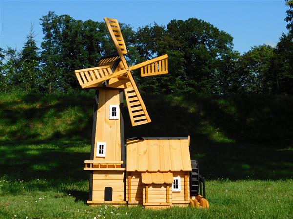 Grote foto windmolen met watermolen 160 cm ge mpregneerd hout tuin en terras tuindecoratie