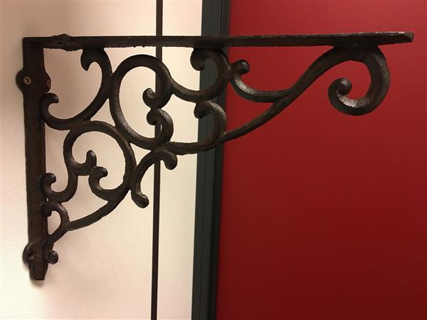 Grote foto 1 mooie schapdrager hanger gietijzer rust bruin huis en inrichting woningdecoratie