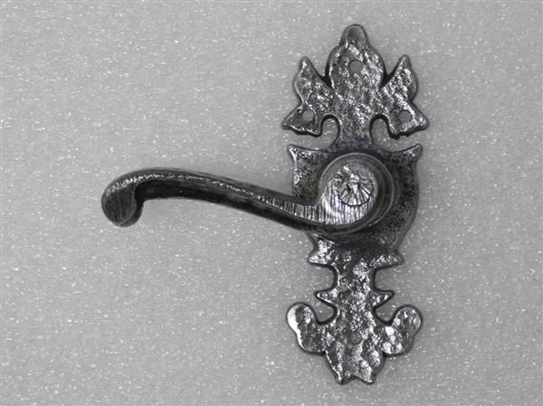 Grote foto exclusieve set deurbeslag lion smeedijzer doe het zelf en verbouw materialen en producten