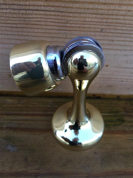 Grote foto magnetische deur poort houder messing glans. doe het zelf en verbouw materialen en producten